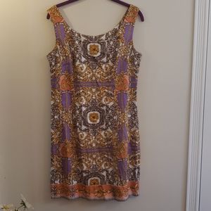 Laundry scoop neck sleeveless dress size 8